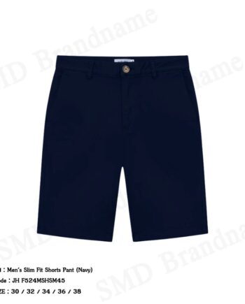 John Henry กางเกงขาสั้นผู้ชาย รุ่น Men's Slim Fit Shorts Pant (Navy) Code: JH F524MSHSM45