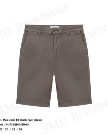 John Henry กางเกงขาสั้นผู้ชาย รุ่น Men's Slim Fit Shorts Pant (Brown) Code: JH F524MSHSM45