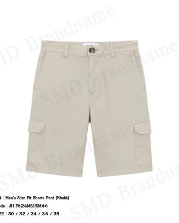 John Henry กางเกงขาสั้นผู้ชาย รุ่น Men's Slim Fit Shorts Pant (Khaki) Code: JH F524MSHSM46