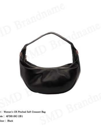 Calvin Klein กระเป๋าสะพายผู้หญิง รุ่น Women's CK Pinched Soft Crescent Bag Code: 4F3010G UB1