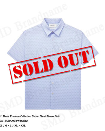 Arrow เสื้อเชิ้ตแขนสั้นผู้ชาย รุ่น Men's Premium Collection Cotton Short Sleeves Shirt Code: MAPC934W3CSBU