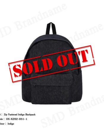 Comme Des Garçons กระเป๋าเป้ รุ่น Zip Fastened Indigo Backpack Code: OX-K202-051-1