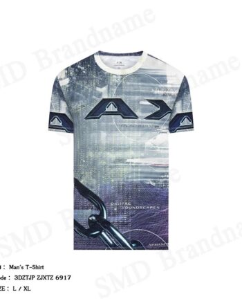 Armani Exchange เสื้อยืดคอกลมผู้ชาย รุ่น Man's T-Shirt  Code: 3DZTJP ZJXTZ 6917