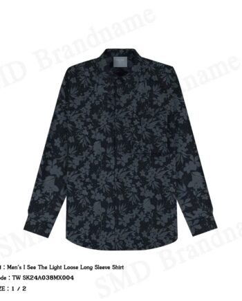 Team Wang เสื้อเชิ้ตแขนยาวผู้ชาย รุ่น Men's I See The Light Loose Long Sleeve Shirt Code: TW SK24A038MX004