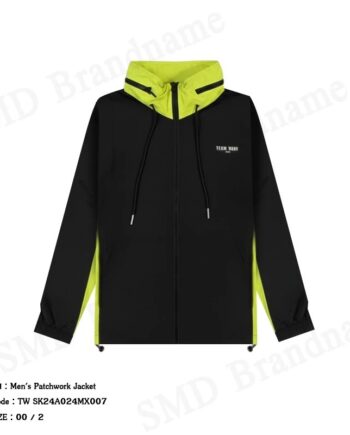 Team Wang เสื้อแจ็คเก็ตผู้ชาย รุ่น Men's Patchwork Jacket Code: TW SK24A024MX007