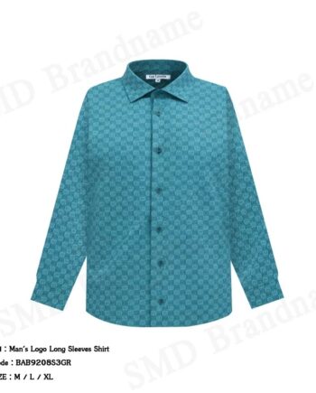 Guy Laroche เสื้อเชิ้ตแขนยาวผู้ชาย รุ่น Man's Logo Long Sleeves Shirt Code: BAB9208S3GR
