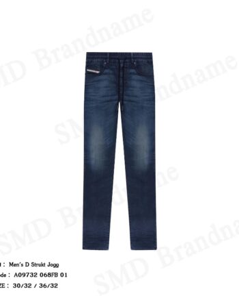 Diesel กางเกงยีนส์ผู้ชาย รุ่น Men's D Strukt Jogg Code: A09732 068FB 01