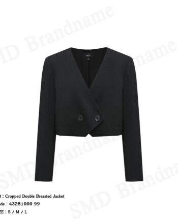 G2000 เสื้อแจ็คเก็ตผู้หญิง รุ่น Cropped Double Breasted Jacket Code: 43281000 99