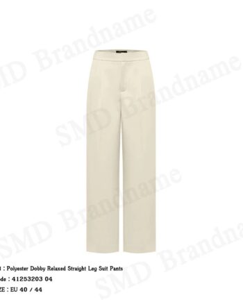 G2000 กางเกงขายาวผู้หญิง รุ่น Polyester Dobby Relaxed Straight Leg Suit Pants Code: 41253203 04