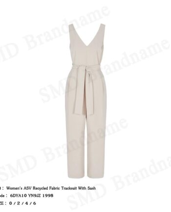 Armani Exchange ชุดเดรสผู้หญิง รุ่น Women's ASV Recycled Fabric Tracksuit With Sash Code: 6DYA10 YN9JZ 1998
