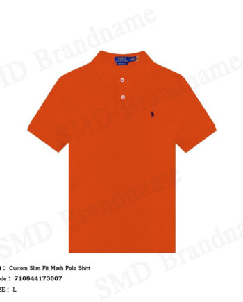 Polo Ralph Lauren เสื้อโปโลผู้ชาย รุ่น Custom Slim Fit Mesh Polo Shirt Shirt Code: 710844173007