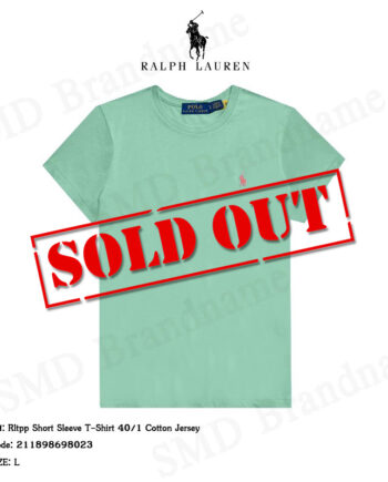 Polo Ralph Lauren เสื้อยืดคอกลมผู้หญิง รุ่น Rltpp Short Sleeve T-Shirt 40/1 Cotton Jersey Code: 211898698023