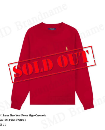Polo Ralph Lauren เสื้อสเวตเตอร์ผู้หญิง รุ่น Lunar New Year Fleece High-Crewneck Code: 211961273001