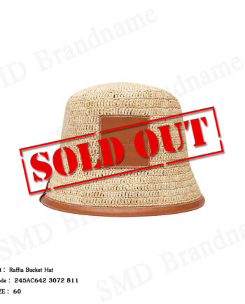 Jacquemus หมวกบักเก็ต รุ่น Raffia Bucket Hat Code: 245AC642 3072 811