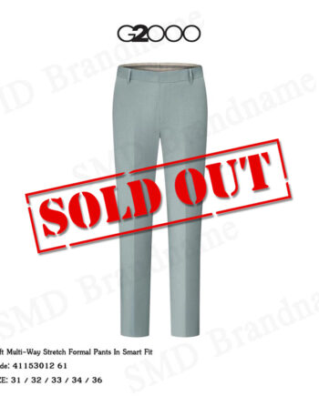 G2000 กางเกงสแล็คผู้ชาย ขายาว ทำงาน รุ่น Soft Multi-Way Stretch Formal Pants In Smart Fit Code: 41153012 61