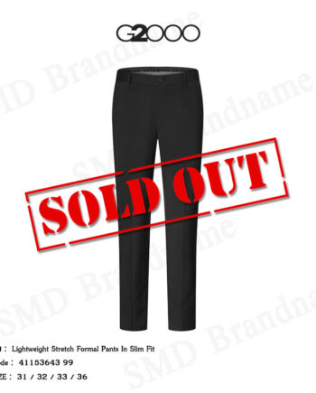 G2000 กางเกงสแล็ค ขายาว ทำงาน รุ่น Lightweight Stretch Formal Pants In Slim Fit Code: 41153643 99