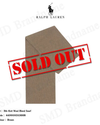 Polo Ralph Lauren ผ้าพันคอ รุ่น Rib-Knit Wool Blend Scarf Code: 449959353008