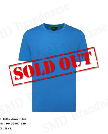 Hugo Boss เสื้อยืดคอกลมผู้ชาย รุ่น Cotton Jersey T-Shirt Code: 50492057 489