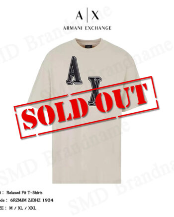 Armani Exchange เสื้อยืดคอกลมชาย รุ่น Relaxed Fit T-Shirts Code: 6RZMJM ZJDHZ 1934