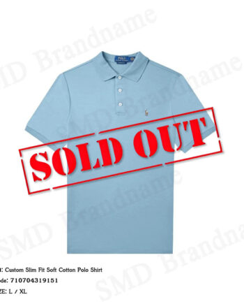 Polo Ralph Lauren เสื้อโปโลผู้ชาย รุ่น Custom Slim Fit Soft Cotton Polo Shirt Code: 710704319151