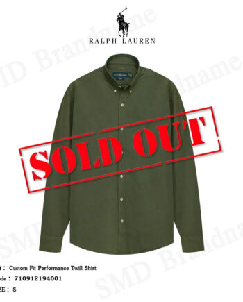 Polo Ralph Lauren เสื้อเชิ้ต รุ่น Custom Fit Performance Twill Shirt Code: 710912194001