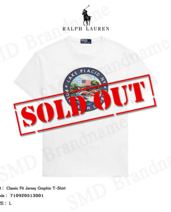 Polo Ralph Lauren เสื้อยืดคอกลม รุ่น Classic Fit Jersey Graphic T-Shirt Code : 710920513001