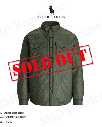 Polo Ralph Lauren เสื้อโค้ทแจ็คเก็ต รุ่น Quilted Shirt Jacket Code: 710921650002