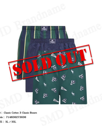 Polo Ralph Lauren กางเกงขาสั้นผู้ชาย รุ่น Classic Cotton 3 Classic Boxers Code: 714830273030