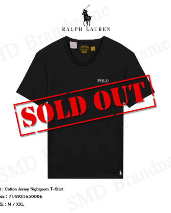Polo Ralph Lauren เสื้อยืดคอกลมผู้ชาย รุ่น Cotton Jersey Nightgown T-Shirt Code: 714931650006