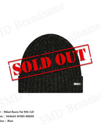 Armani Exchange หมวกบีนนี่ รุ่น Ribbed Beanie Hat With Cuff Code: 944663 4F305 00020