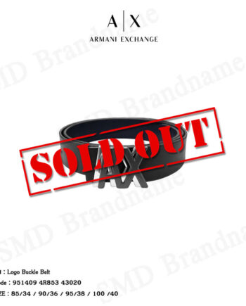Armani Exchange เข็มขัดผู้ชาย รุ่น Logo Buckle Belt Code: 951409 4R853 43020