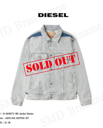 Diesel เสื้อแจ็คเก็ตแขนยาว รุ่น D-BARCY-RS Jacket Denim Code: A09156 007N5 07