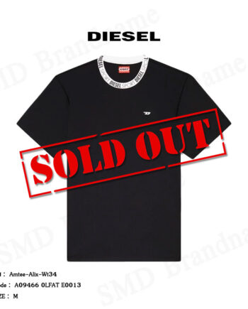 Diesel เสื้อยืดคอกลม รุ่น Amtee-Alix-Wt34 Code: A09466 0LFAT E0013