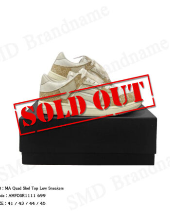 Amiri รองเท้าผ้าใบ รุ่น MA Quad Skel Top Low Sneakers Code: AMFOSR1111 699