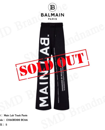 Balmain กางเกงขายาว รุ่น Main lab track pants Code: CH6OB300 BC66