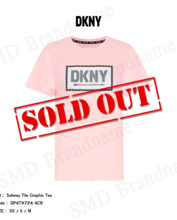 DKNY Sport เสื้อยืดคอกลม รุ่น Subway Tile Graphic Tee Code: DP4T9724 4CR