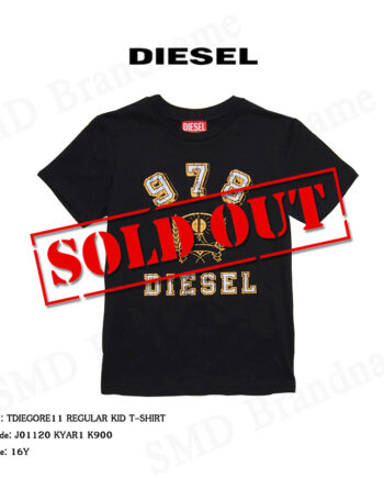 Diesel เสื้อยืดคอกลมผู้หญิง รุ่น TDIEGORE11 Regular T-Shirt Code: J01120 KYAR1 K900