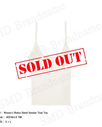 Calvin Klein Jeans เสื้อสายเดี่ยวผู้หญิง รุ่น Women's Button Detail Sweater Tank Top Code: J223612 YBI