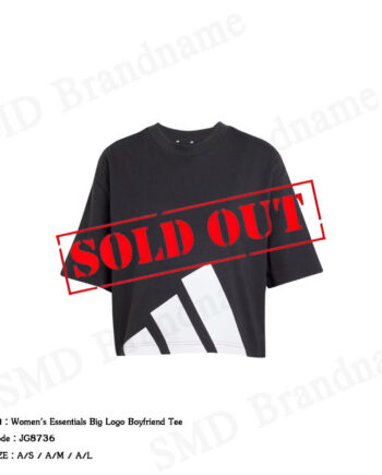 Adidas เสื้อครอปผู้หญิง รุ่น Women's Essentials Big Logo Boyfriend Tee Code: JG8736