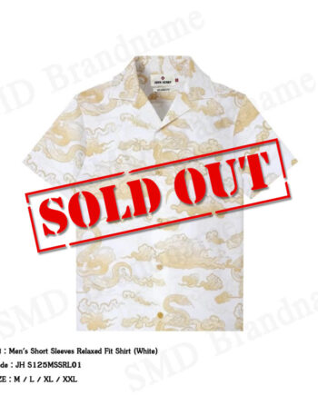 John Henry เสื้อเชิ้ตแขนสั้นผู้ชาย รุ่น Men's Short Sleeves Relaxed Fit Shirt (White) Code: JH S125MSSRL01