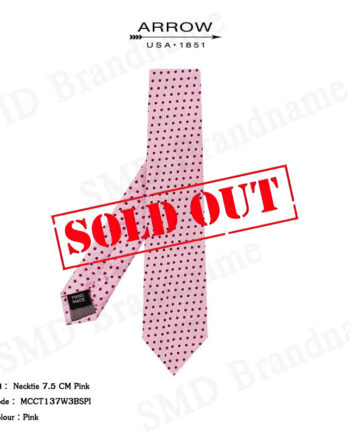 Arrow เนคไทผู้ชาย รุ่น Necktie 7.5 CM Pink Code: MCCT137W3BSPI