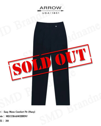 Arrow กางเกงสแล็คผู้ชาย ขายาว ทำงาน รุ่น Easy Move Comfort Fit (Navy) Code: MECC8A6W2BRNV