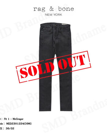 Rag & Bone กางเกงยีนส์ขายาว รุ่น Fit 1 - McGregor Code: MED23H1224CHMG