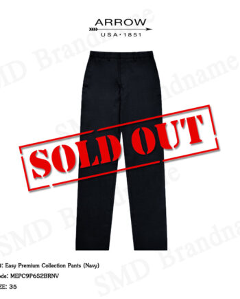 Arrow กางเกงสแล็ค ขายาว ทำงาน รุ่น Easy Premium Collection Pants (Navy) Code: MEPC9P6S2BRNV