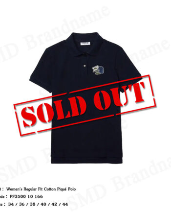 Lacoste เสื้อโปโลหญิง รุ่น Women's Regular Fit Cotton Pique Polo Code: PF3500 10 166