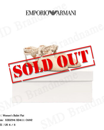 Emporio Armani รองเท้าบัลเล่ต์ผู้หญิง รุ่น Women's Ballet Flat Code: X3D294 XD411 C692
