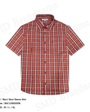 Guy Laroche เสื้อเชิ้ตแขนสั้นผู้ชาย รุ่น Man's Short Sleeves Shirt Code: BAC1202S3OR