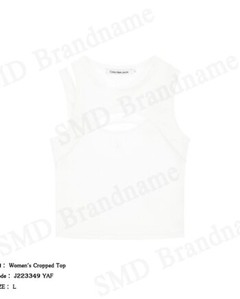 Calvin Klein Jeans เสื้อกล้ามผู้หญิง รุ่น Women's Cropped Top Code: J223349 YAF