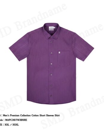 Arrow เสื้อเชิ้ตแขนสั้นผู้ชาย รุ่น Men's Premium Collection Cotton Short Sleeves Shirt Code: MAPC307W3BSRE