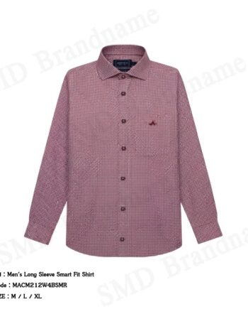 Arrow เสื้อเชิ้ตแขนยาวผู้ชาย รุ่น Men's Long Sleeve Smart Fit Shirt Code: MACM212W4BSMR